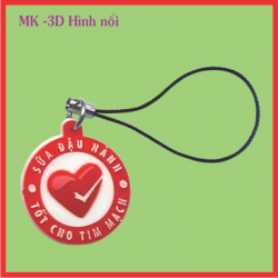 Móc khóa 3D hình nổi MK006