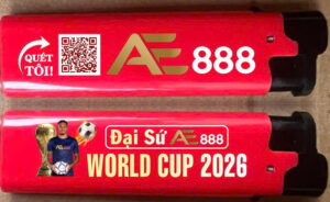 Quẹt gas AE 888 đỏ